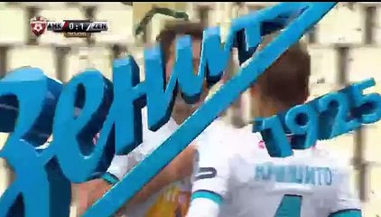 Dzyuba GOAL (0_1) Amkar Perm vs Zenit St Petersburg