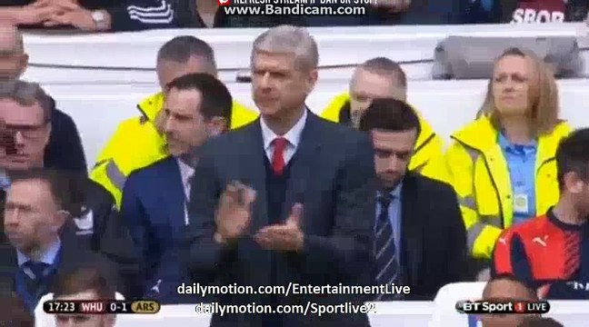 0-1 Özil Goal | West Ham 0-1 Arsenal Premier League