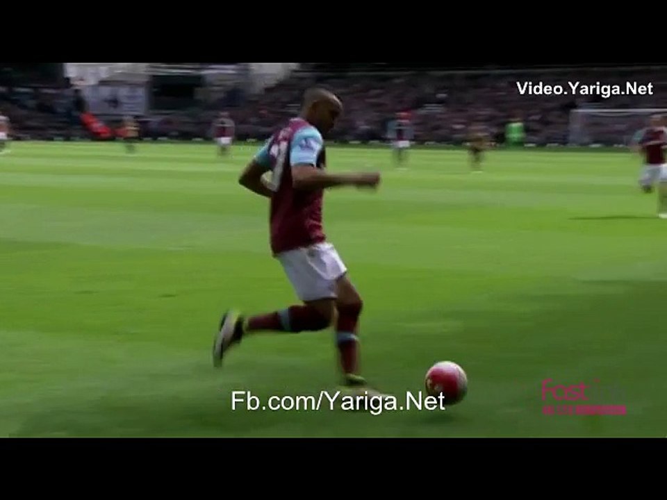 West Ham 1 - 2 Arsenal Andrew Carroll