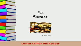Download  Lemon Chiffon Pie Recipes Download Online