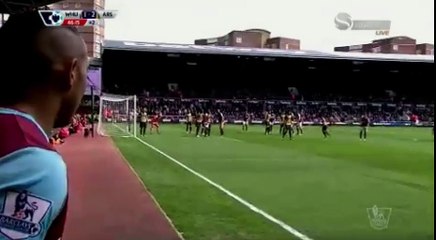Andy Caroll Goal - West Ham United 2-2 Arsenal 09.04.2016