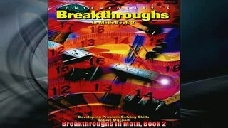 READ book  Breakthroughs In Math Book 2  FREE BOOOK ONLINE