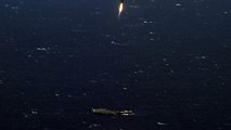 La fusée SpaceX atterrit en pleine mer
