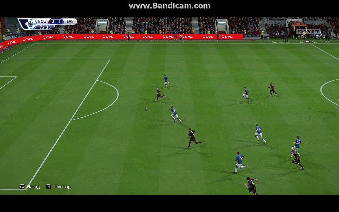 BPL 5 Тур. Борнмут - Эвертон 1:1. Iturbe, 73'
