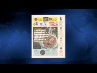SHTYPI I DITES ME TITUJT KRYESORE TE GAZETAVE SHQIPTARE E PREMTE 8 PRILL 2016 LAJM