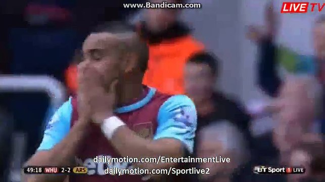 Dimitri Payet Disallowed Goal HD - West Ham 2-2 Arsenal Premier Leauge