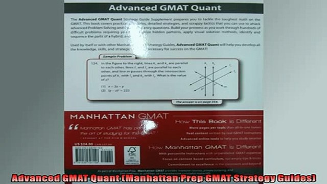 FREE PDF Advanced GMAT Quant Manhattan Prep GMAT Strategy Guides DOWNLOAD ONLINE