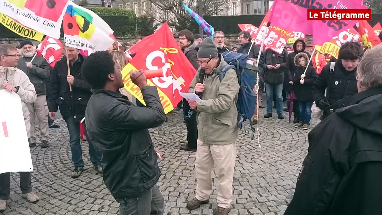 Lannion. Manifestation contre la loi Travail