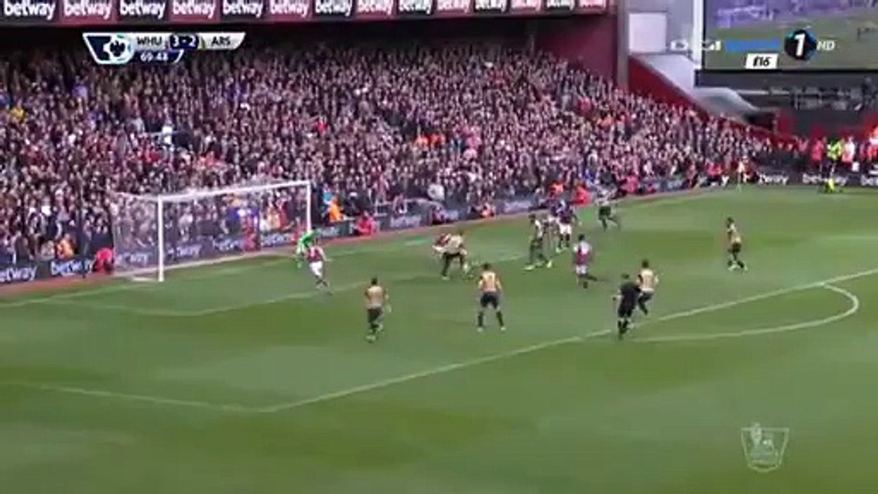 All Goals HD - West Ham 3-3 Arsenal 09-04-2016