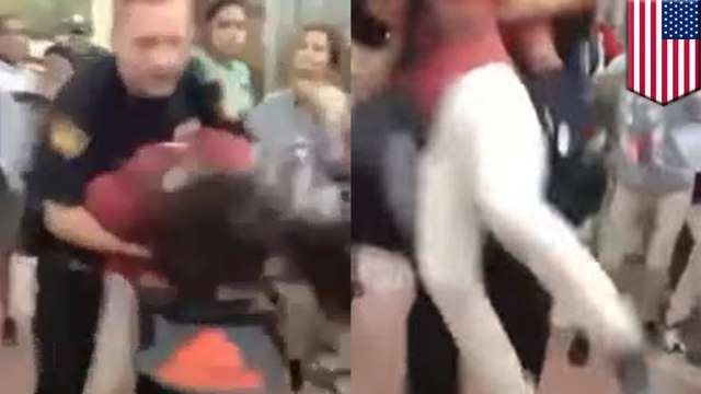 San Antonio middle school cop body slams 12-yr-old girl face first into the pavement