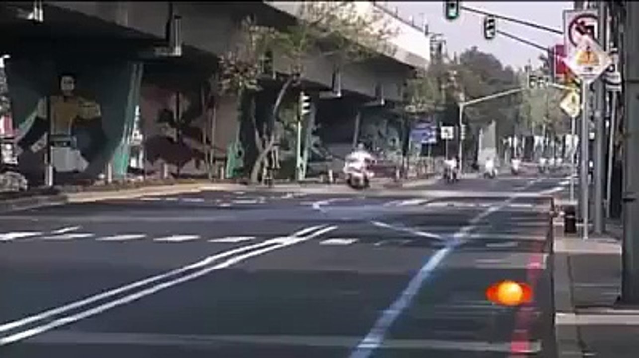 Severe Accident of a Bike