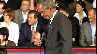 Bush Makes Girl Cry?