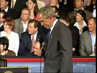 Bush Makes Girl Cry?