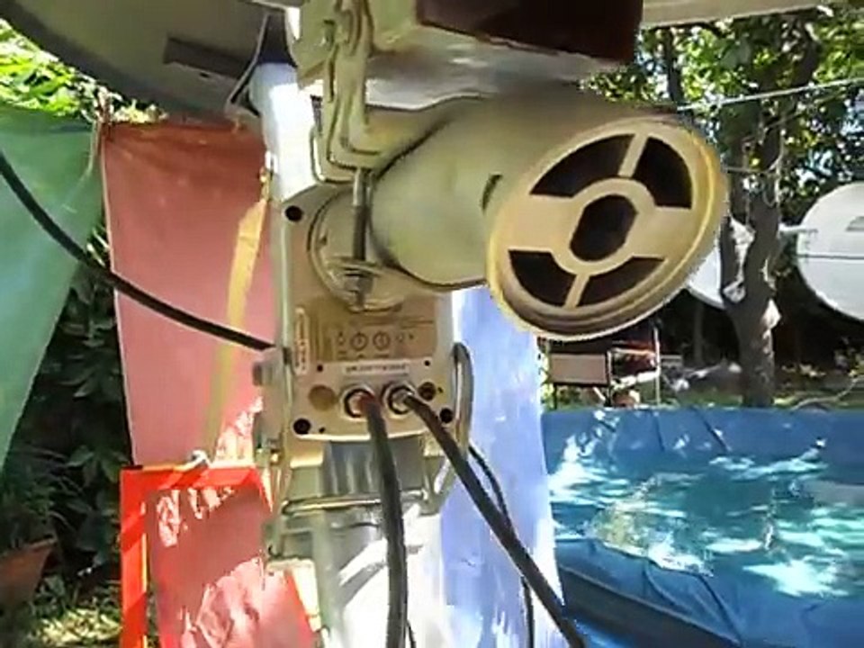 Antena invertida con motor