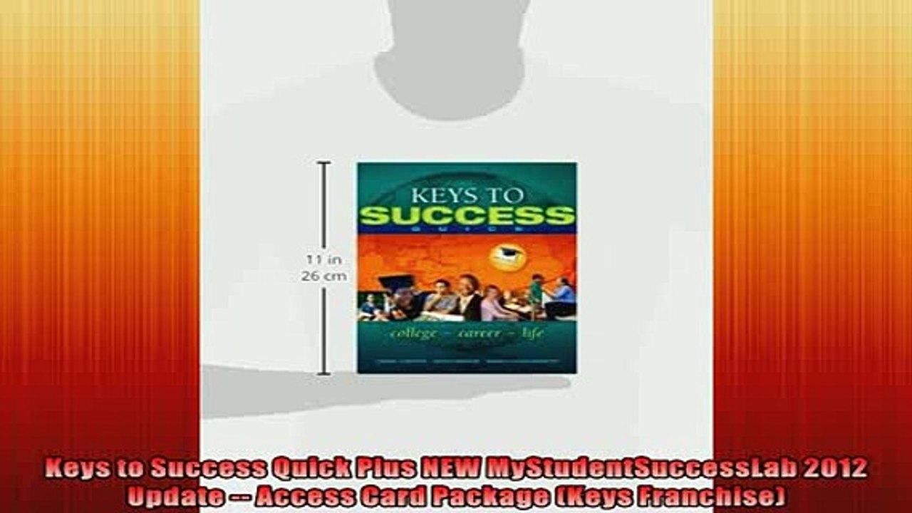 READ book  Keys to Success Quick Plus NEW MyStudentSuccessLab 2012 Update  Access Card Package  BOOK ONLINE