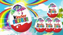 Kinder Surprise Eggs Toys Opening Disney Masha and The Bear Peppa Pig Smurfs Luntik