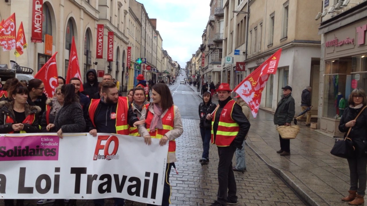 300 manifestants samedi contre le projet de loi Travail