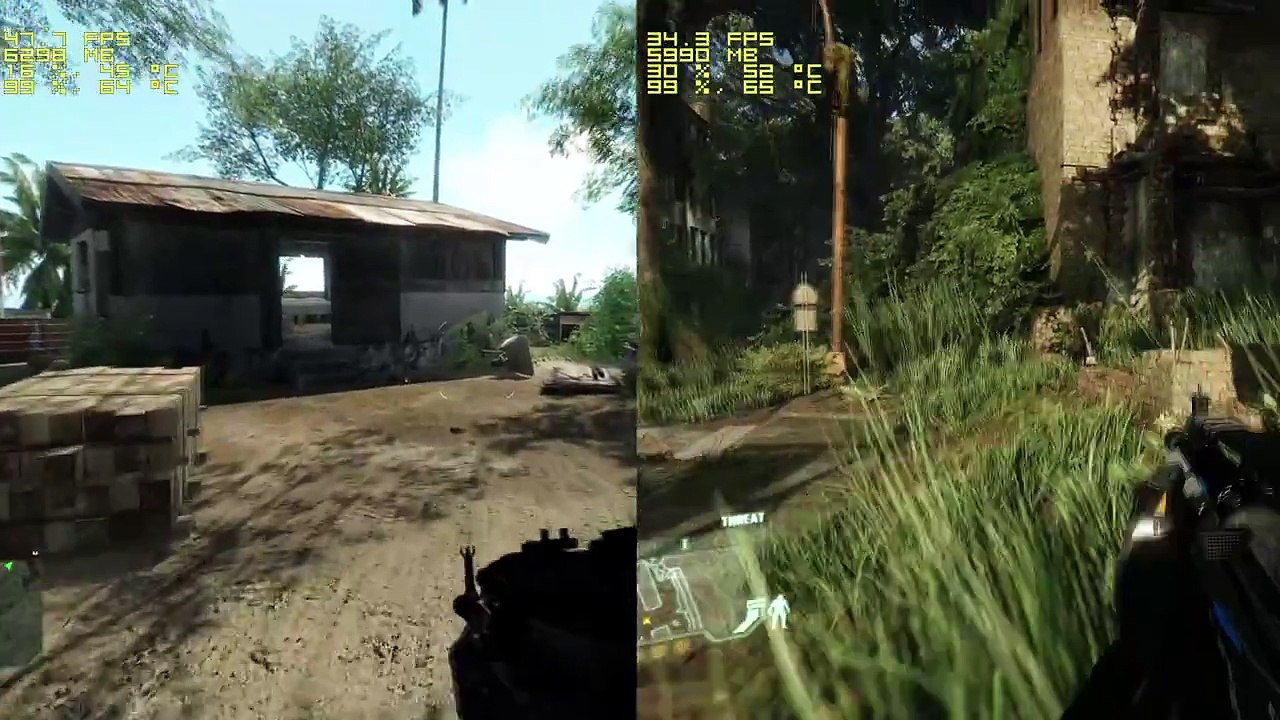 Crysis 1 VS Crysis 3 (4K MAXED) FPS TEST [ GTX 980 TI, i7 4790k ]