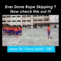 Ever Done Rope Skipping??? Check It Out Amazing Skill