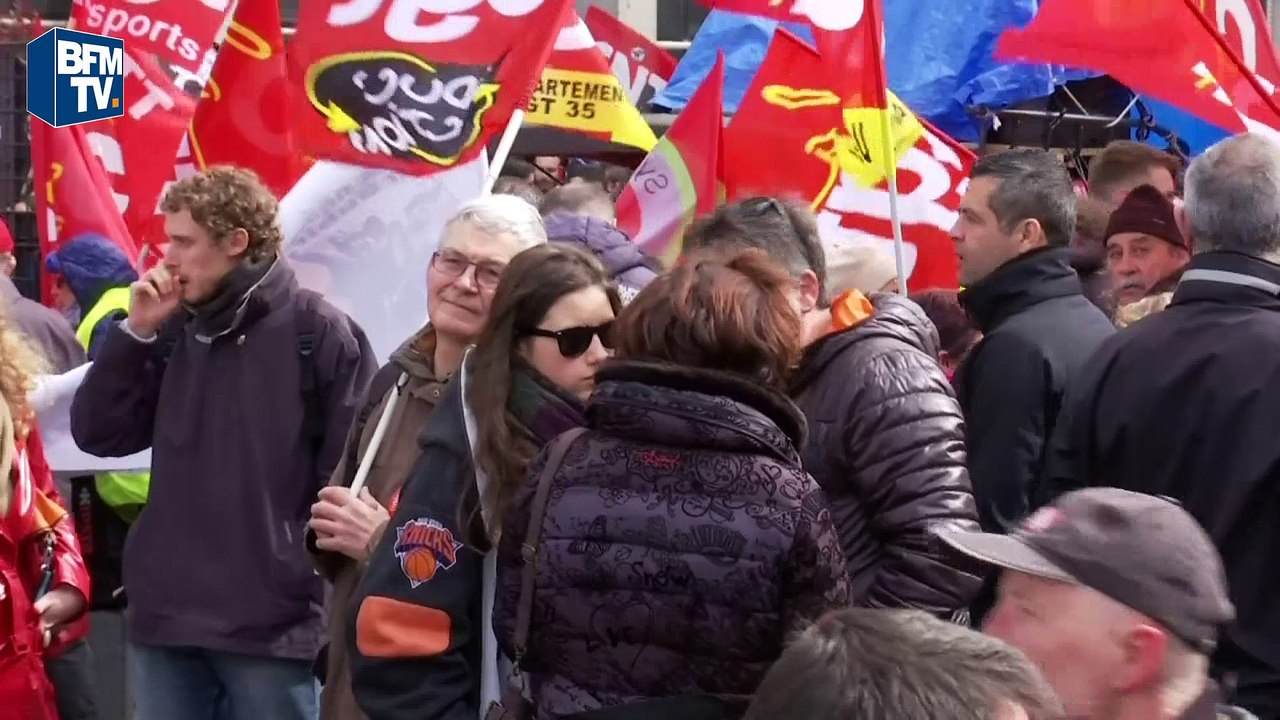 Manifestation contre la loi travail: des heurts et des blessés à Rennes