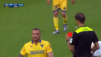 Leonardo Blanchard Red Card HD - Frosinone 0-1 Inter Milan 09-04-2016