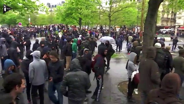 Des incidents place de la Nation en marge de la manifestation contre la loi Travail