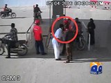 CCTV footage of loot & plunder at a petrol pump In Karachi -09 April 2016