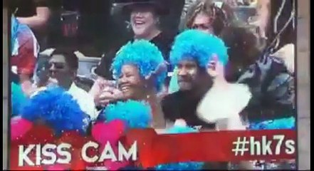 La kiss cam du Hong Kong 7s fait monter la chaleur