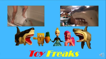 A Real Snake Attack In The Tub!! Annabelle Freaks Out Not A Toy Video