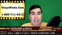Chicago Bulls vs. Cleveland Cavaliers Free Pick Prediction NBA Pro Basketball Odds Preview 4-9-2016