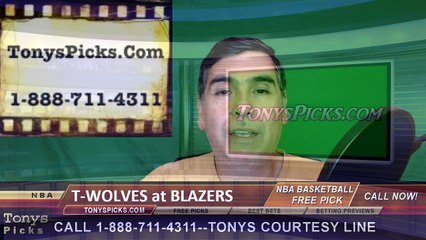 Download Video: Portland Trailblazers vs. Minnesota Timberwolves Free Pick Prediction NBA Pro Basketball Odds Preview 4-9-2016