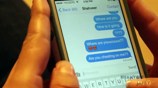 When you don't reply to her text msg By Shahveer Jafry​