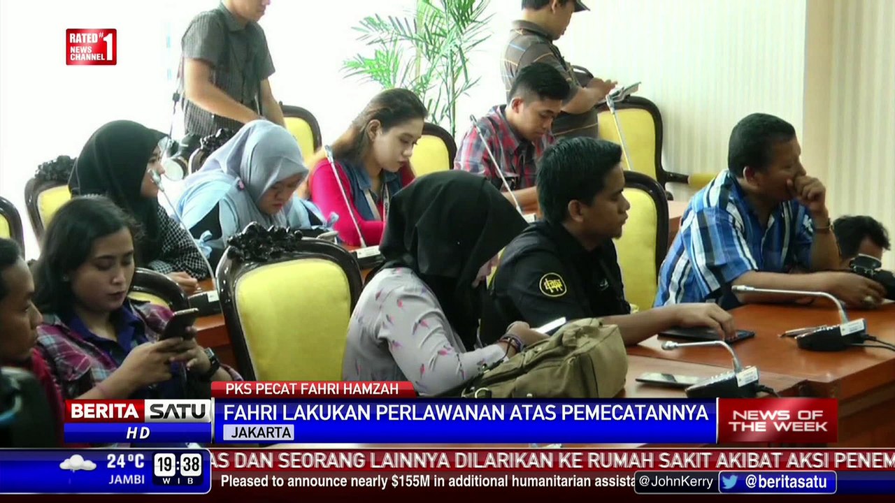 News of The Week: PKS Pecat Fahri Hamzah
