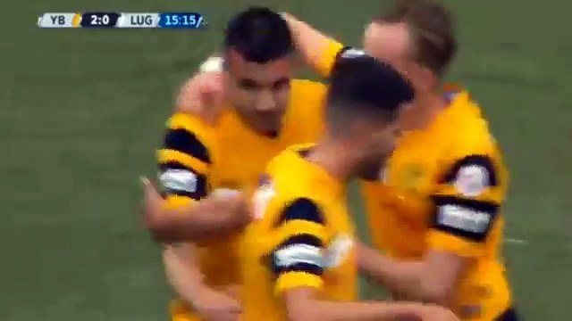 Milan Gajic Amazing Goal - Young Boys vs FC Lugano - Swiss Super League 09-04-2016