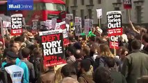Panama Leaks- A Great Number of People on Roads To Protest Against David Cameron