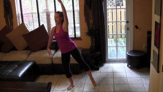 40 Minute Cardio Barefoot Flow - Full Length Low Impact Quiet Cardio Home Workout
