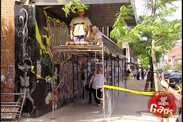 Falling Worker Prank