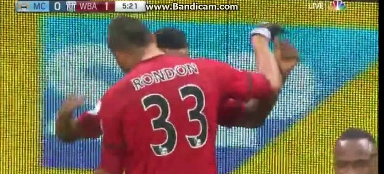 Stephane Sessegnon Goal HD | Man City 0-1 West Brom 09-04-2016