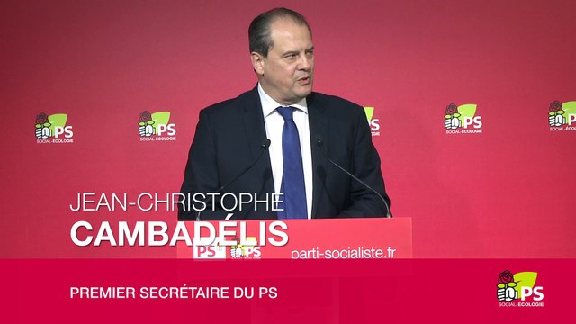 Conférence de presse de Jean-Christophe Cambadélis - Conseil national du 9 avril 2016