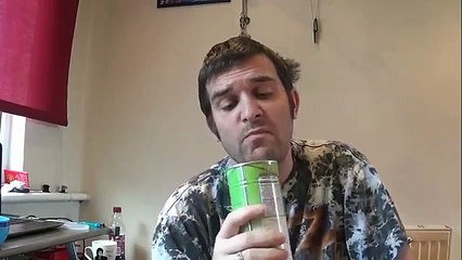 Eating wasabi peanuts