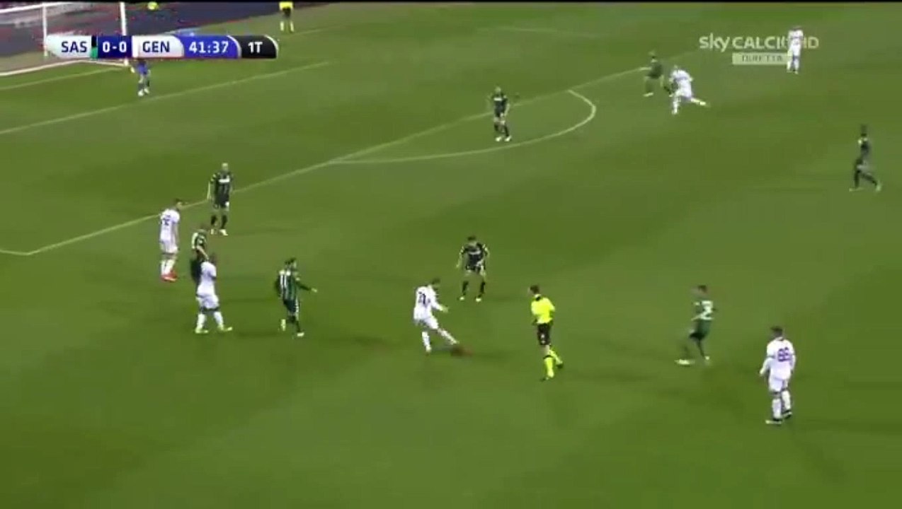 Blerim Dzemaili Goal - Sassuolo 0-1 Genoa - 09.04.2016
