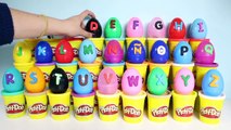 Surprise Eggs ABC Learn the Alphabet Eggs Huevos Sorpresa Aprende el Abecedario Toy Videos Part 5