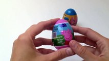 Pocoyo and Peppa Pig Surprise Eggs Huevos Sorpresa Überraschung Eier Toy Videos Part 1