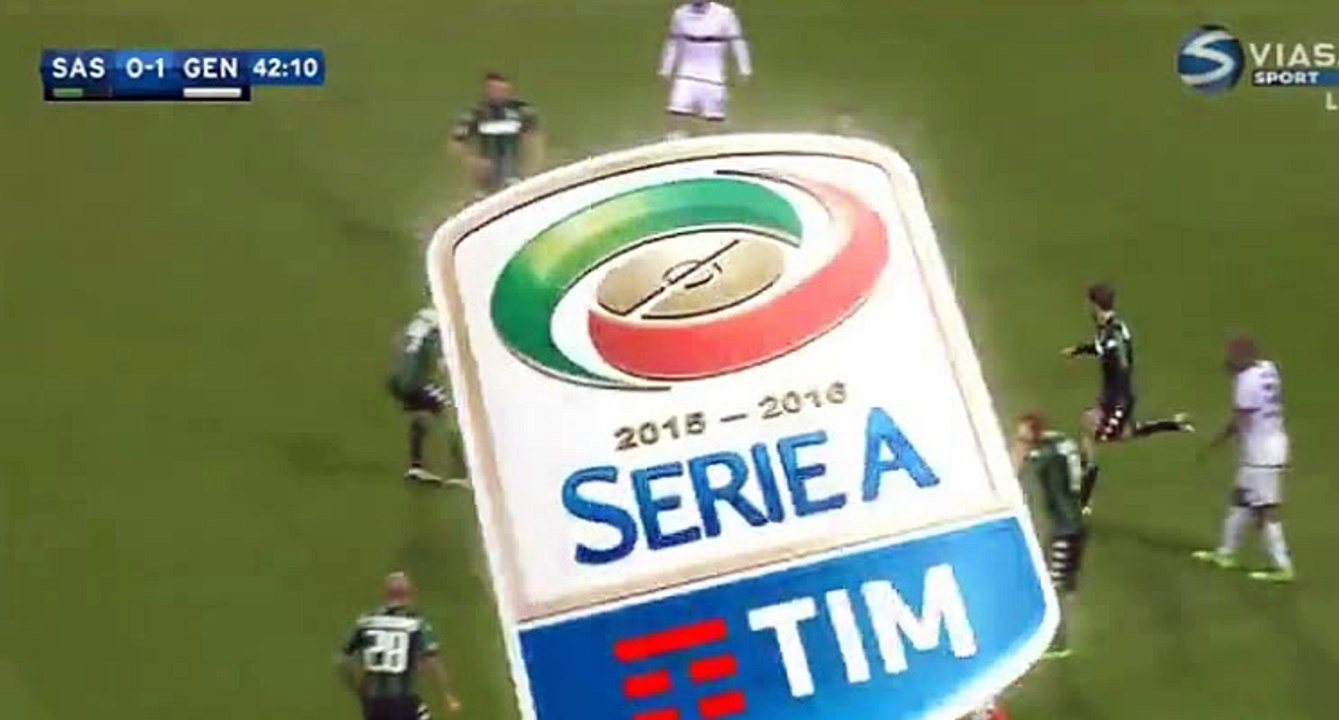 0-1 Blerim Džemaili Goal Italy Serie A - 09.04.2016, Sassuolo Calcio 0-1 Genoa