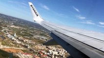 Ryanair Boeing 737-800 Take Off from Portugal
