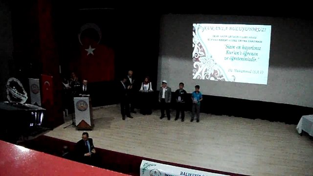 25 - BALIKESİR İLİ İMAM HATİP ORTAOKULLARI KUR'AN-I KERİM'İ GÜZEL OKUMA YARIŞMASI