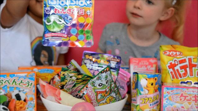Japanese Candy Tasting Challenge | Toys AndMe | Kids Review