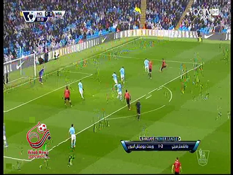 اهداف مباراة ( مانشستر سيتي 2-1 وست بروميتش ألبيون ) الدوري الانجليزي