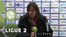 Conférence de presse US Créteil-Lusitanos - Clermont Foot (0-3) : Laurent ROUSSEY (USCL) - Corinne DIACRE (CF63) - 2015/2016