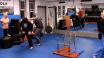 Fighting in a Chair, Kenpo Chair Self-Defense Techniques, Attacked in a Chair, Chair Techniques